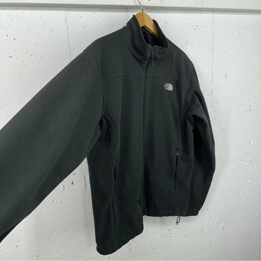 The North Face Jacket Men’s XL Black ANKU Windwall Zip Up Fleece Coat